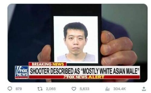 mostly white
