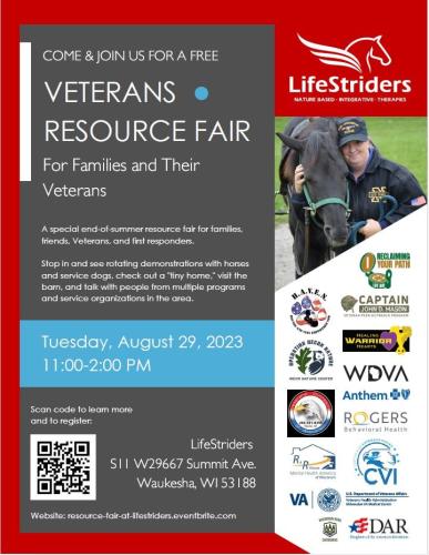 Waukesha, Wisconsin - Aug 29, 2023 - Veterans Resource Fair