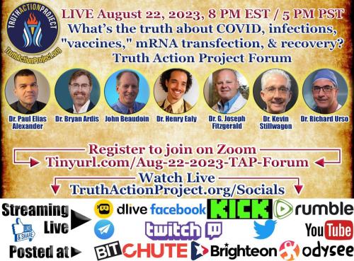 Zoom - Aug 22, 2023 - Truth Action Project Forum