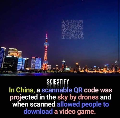 scannable code in sky