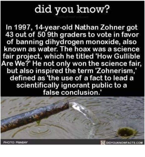 h2o did you know