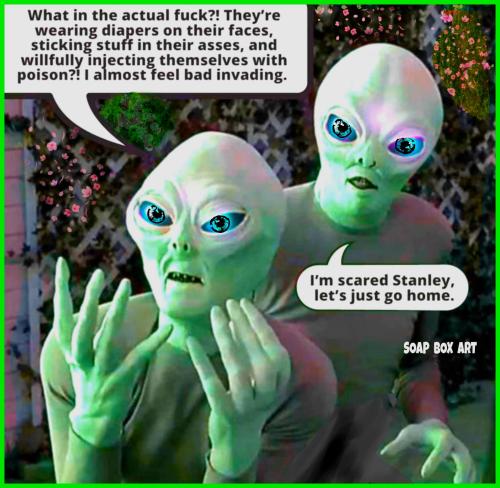 SCARED ALIENS 369