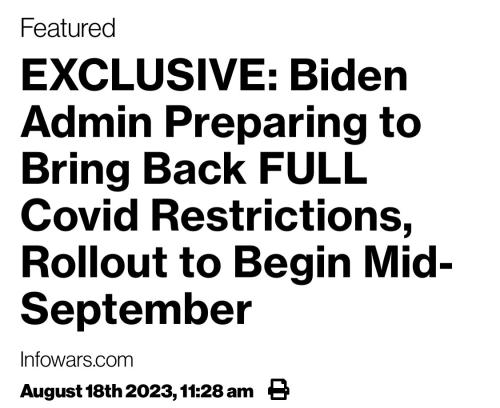 Biden covid restrictions