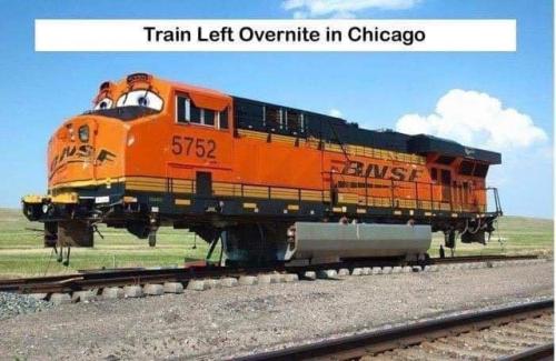 left in Chicago overnight