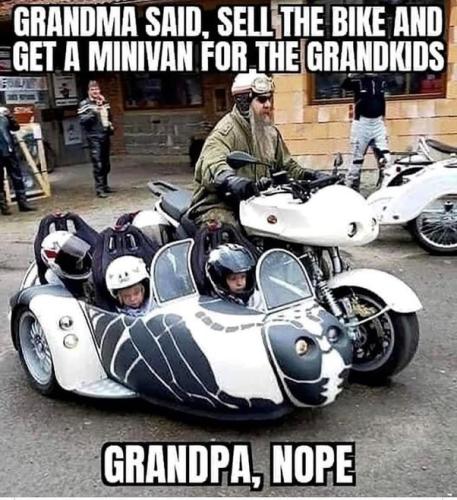 GRANMA SELL THE BIKE-GRANDPA NOPE