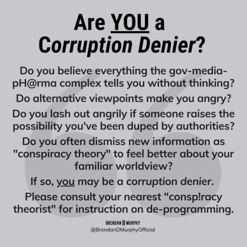 are you a corruption denier
