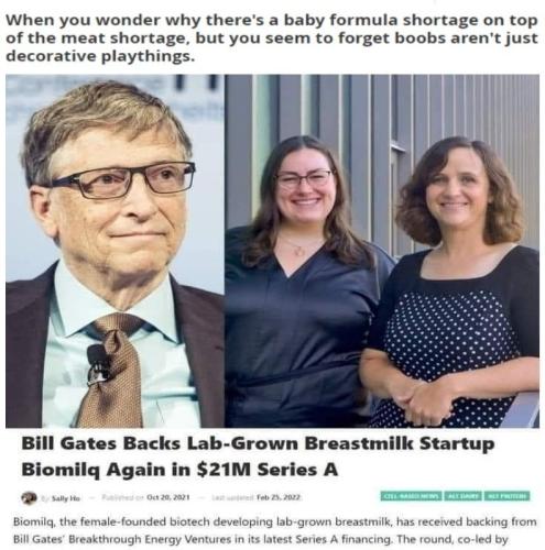 Bill Gates Bio Milk