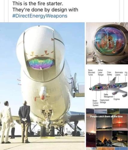 Maui fire is intentional using this D.E.W. LASER