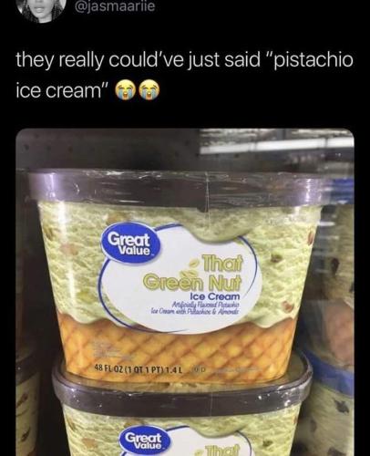 pistachio icecream