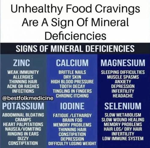 Cravings and Deficiencies