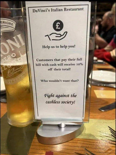 discount for cash