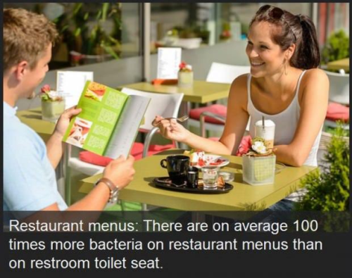 100 times more bacteria