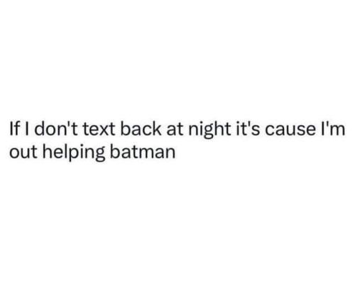 helping oput batman