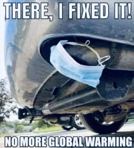 mask on global warming