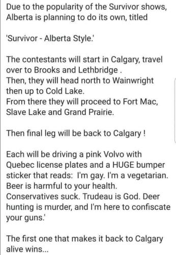 survivor Alberta