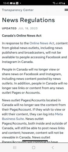 news regulations