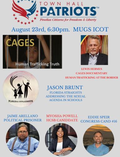 Pinellas County, Florida - Aug 23, 2023 - Patriots Town Hall