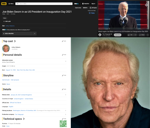 Arthur Roberts Plays Joe Biden Sworn In As US President On Inauguration Day 2021 Produced By The Telegraph