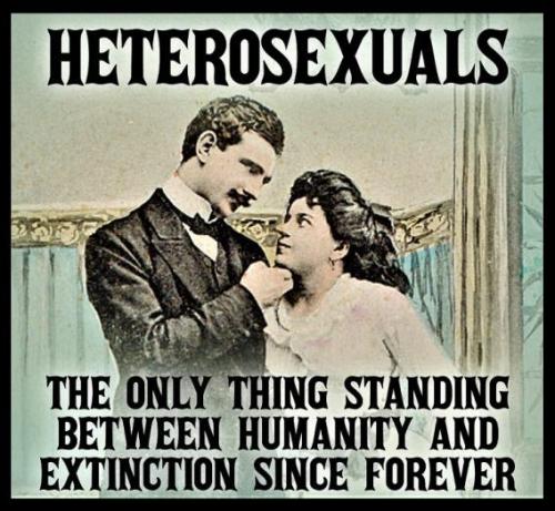Heterosexuals and extinction