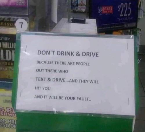 dont drink and drive