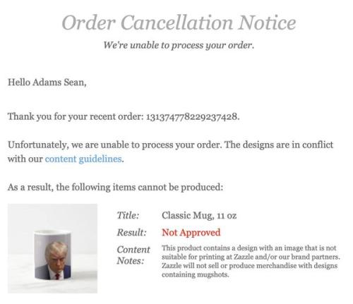 order cancellation