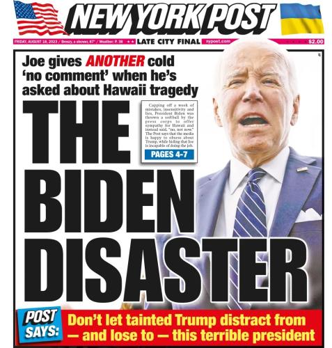 #BidenDisaster
