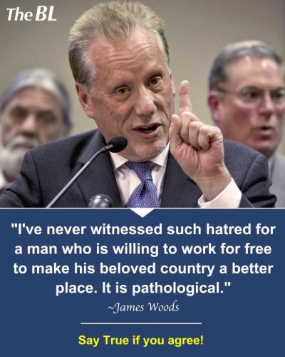 James Woods on hatred