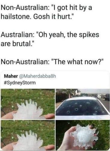 hail stones