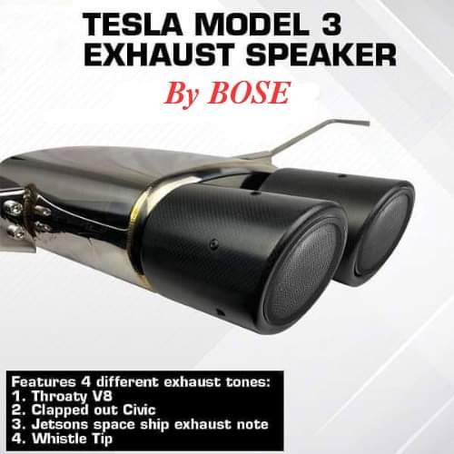 exaust speakers by Bose