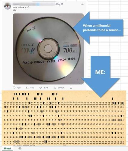 I am this old