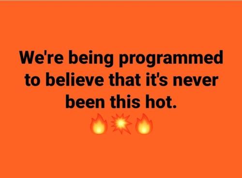 we are being programmed