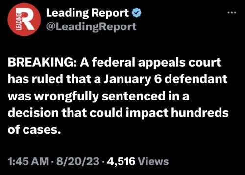 Jan 6 wrongfully charged