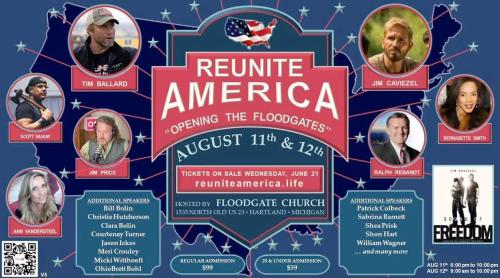Hartland, Michigan - August 11 & 12, 2023 - Reunite America - Opening the Floodgates