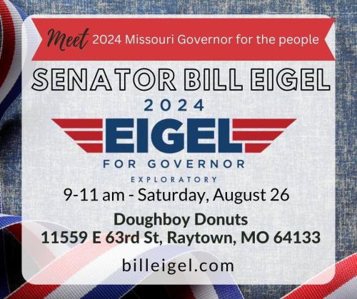 Raytown, Missouri - Aug 26, 2023 - Senator Bill Eigel for Governor Exploratory