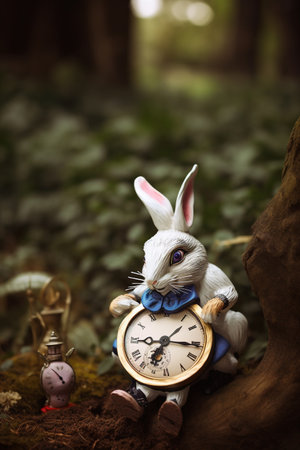 203930974-elegance-rabbit-indicates-the-clock