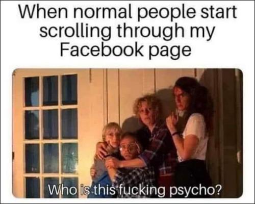 scrolling through my page