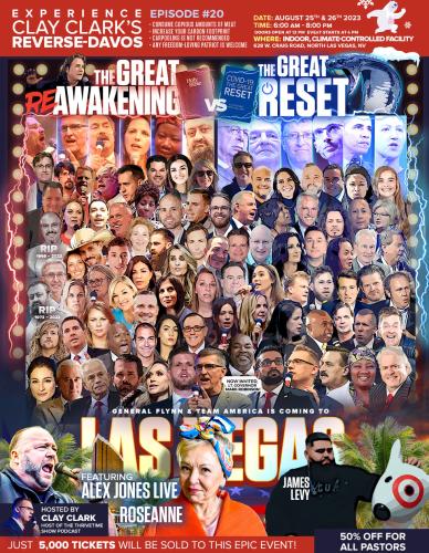 Las Vegas, Nevada - Aug 25 & 26, 2023 - Reawakening America Tour - The Great Reawakening vs the Great Reset