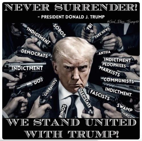 Trump - never surrender