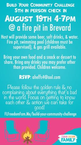 Brevard County, Florida - Aug 19, 2023 - Florida Freedom Family Gathering