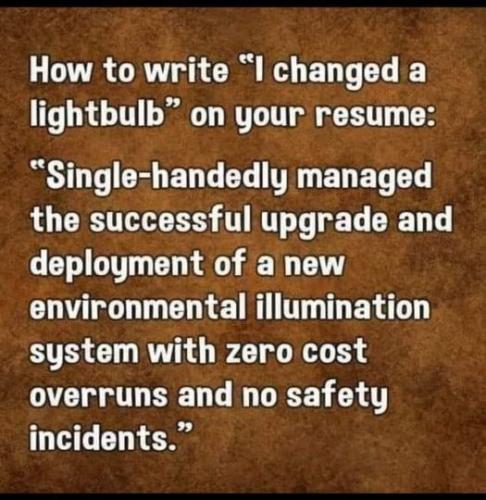I changed the light bulb