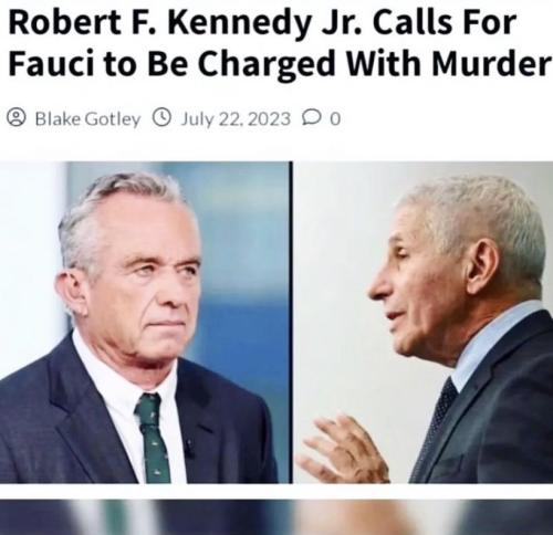 RFK vs Fauci murder