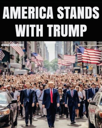 America stands with Trump