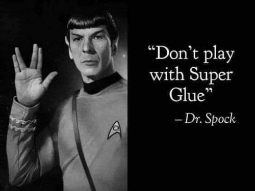 do not play with superglue