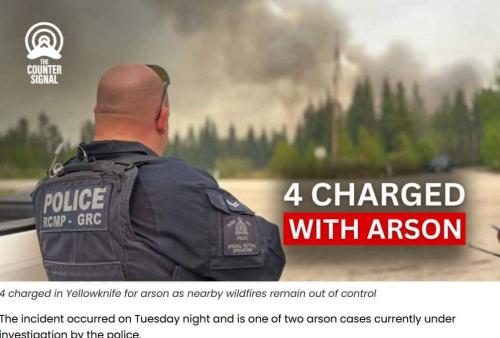 charged with arson