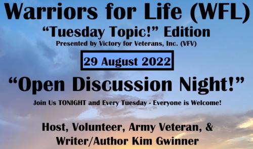 Open Discussion 8-22-2023