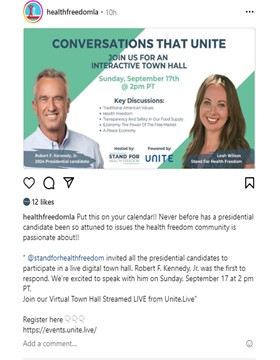 Livestream - Interactive Town Hall - Health Freedom Louisiana - Sep 17, 2023 - Conversations That Unite