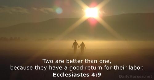 Ecclesiastes 4_9