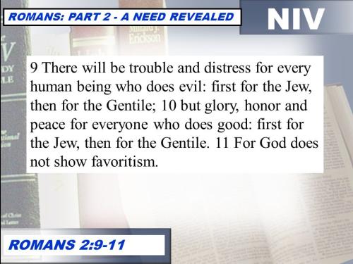 Romans 2_9-11