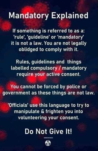mandatory explained