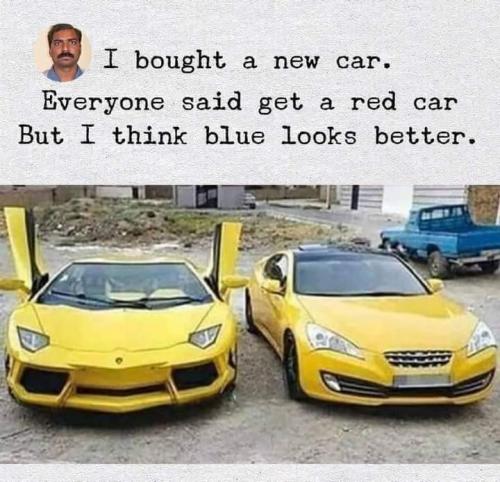 I bought a new car